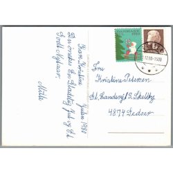 Julem�rke 1980 p� Postkort