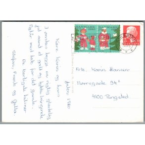 Julem�rke 1980 p� Postkort