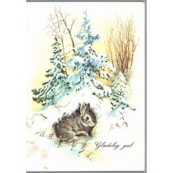 Julem�rke 1980 p� Postkort