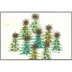 Julemrke 1979 p Postkort