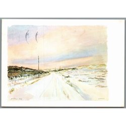 Julemrke 1984 p Postkort