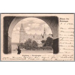 Hilsen fra Helsing�r - Kronborg - Hovedvagten - Postkort - Brugt