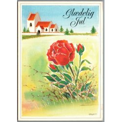 Julemrke 1984 p Postkort