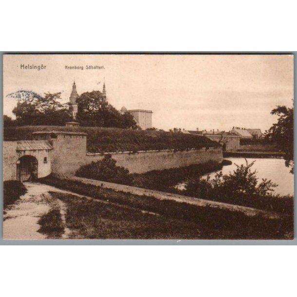 Helsing�r - Kronborg S�batteri - Postkort - Brugt