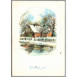 Julemrke 1983 p Postkort