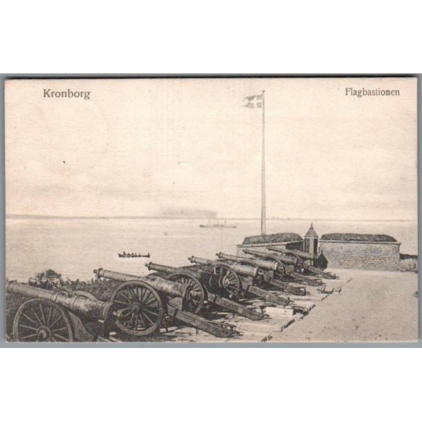 Kronborg - Flagbastionen - Postkort - Brugt
