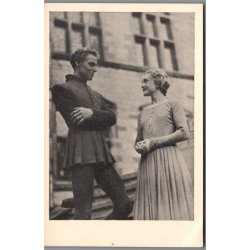 Kronborg Hamlet 1946 - Leartes Gunnar Simenstad - Ophelia Evy Engelsborg - Postkort - Ubrugt