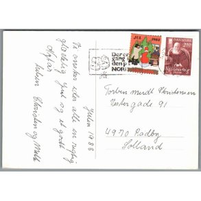 Julemrke 1983 p Postkort