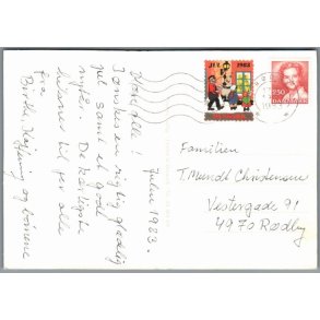 Julemrke 1983 p Postkort