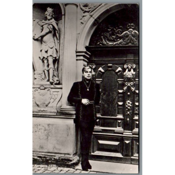 Kronborg Hamlet 1939 - Hamlet John Gielgud  - Postkort - Ubrugt