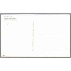 Kronborg Hamlet 1939 - Hamlet John Gielgud - Ophelia Fay Compton - Postkort - Ubrugt