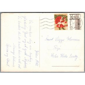Julemrke 1982 p Postkort