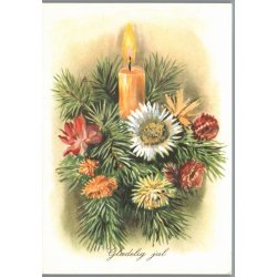 Julemrke 1982 p Postkort