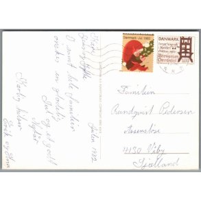 Julemrke 1982 p Postkort