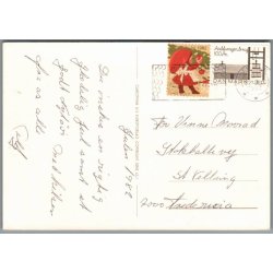 Julemrke 1982 p Postkort