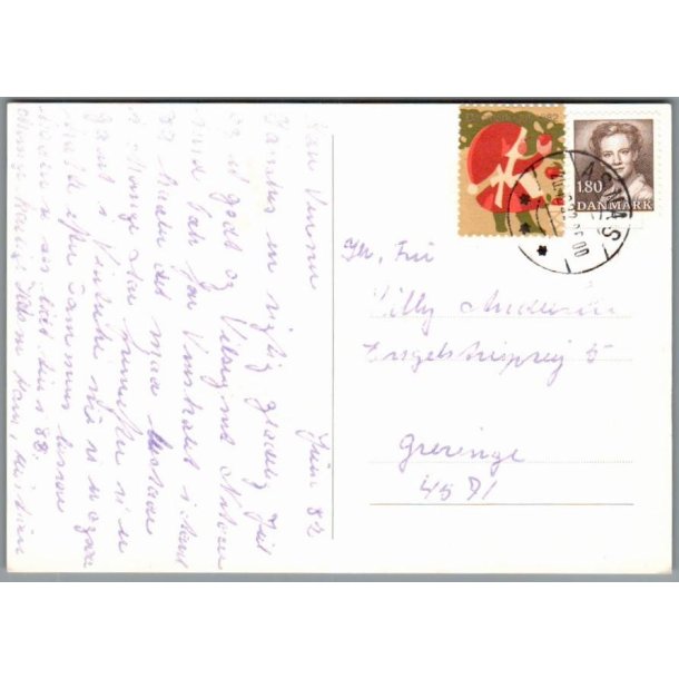 Julemrke 1982 p Postkort