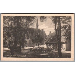 Helsing�r - Parti fra Klosteret - Postkort - Ubrugt