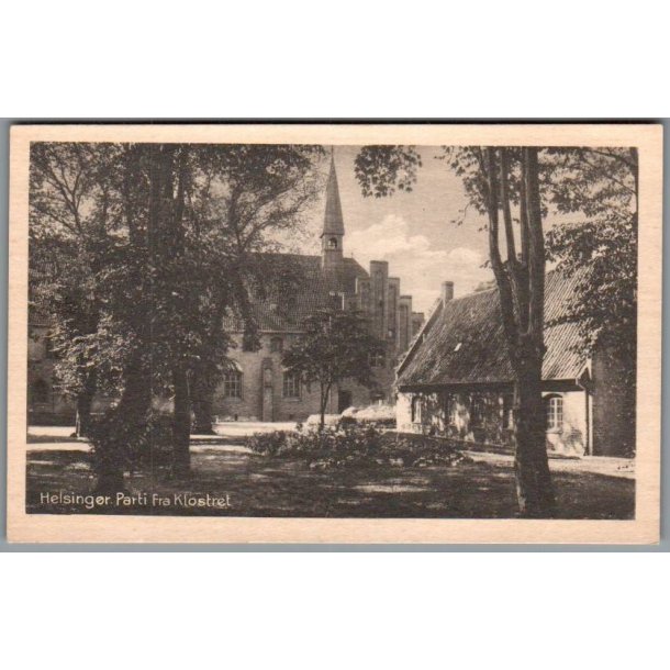 Helsing�r - Parti fra Klosteret - Postkort - Ubrugt