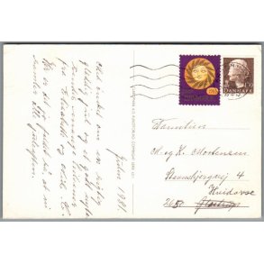 Julemrke 1981 p Postkort