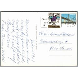 Julemrke 1987 p Postkort