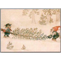 Julemrke 1986 p Postkort