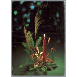 Julemrke 1986 p Postkort