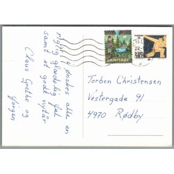 Julemrke 1986 p Postkort