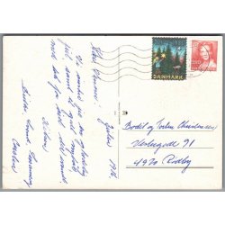 Julemrke 1986 p Postkort