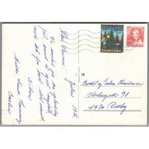 Julemrke 1986 p Postkort