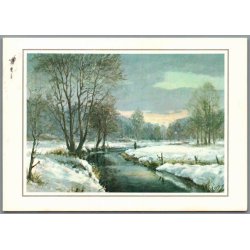 Julemrke 1986 p Postkort