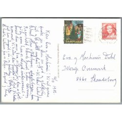 Julemrke 1986 p Postkort