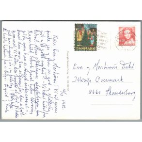 Julemrke 1986 p Postkort