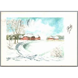 Julemrke 1986 p Postkort