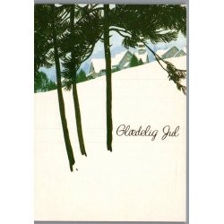 Julemrke 1986 p Postkort