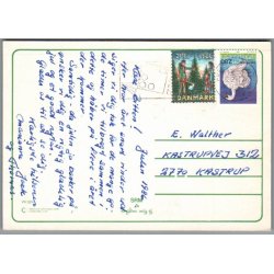 Julemrke 1986 p Postkort