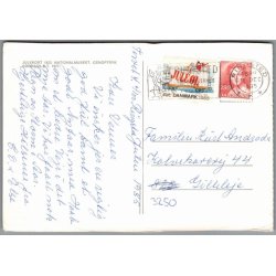 Julemrke 1985 p Postkort