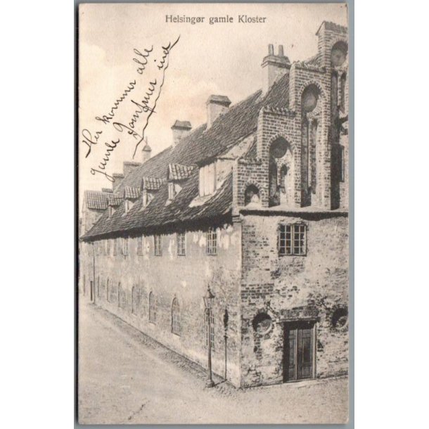 Helsing�r gamle Kloster - Postkort - Brugt