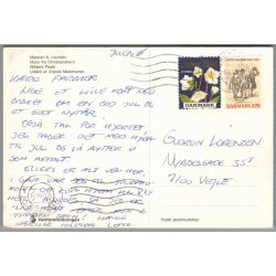 Julemrke 1984 p Postkort
