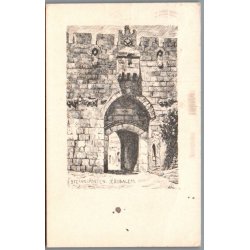 Holm, Peter  - Stefansporten - Jerusalem - Postkort  - Brugt