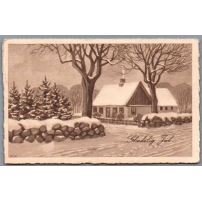 Holm, Peter  - Gl�delig Jul - Postkort  - Brugt