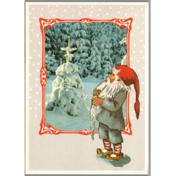 Julemrke 1984 p Postkort