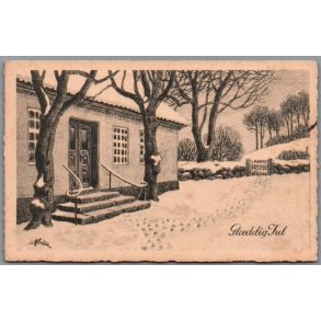 Holm, Peter  - Gl�delig Jul - Postkort  - Ubrugt