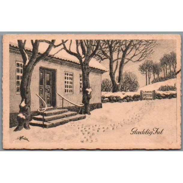 Holm, Peter  - Gl�delig Jul - Postkort  - Ubrugt