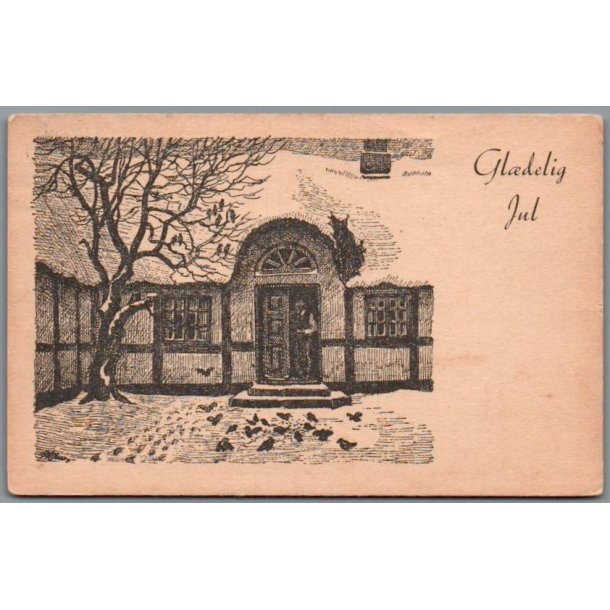 Holm, Peter  - Gl�delig Jul - Postkort  - Brugt