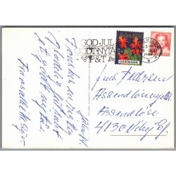 Julemrke 1990 p Postkort