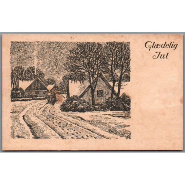 Holm, Peter  - Gl�delig Jul - Postkort  - Brugt