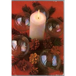 Julemrke 1990 p Postkort