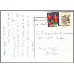 Julemrke 1990 p Postkort