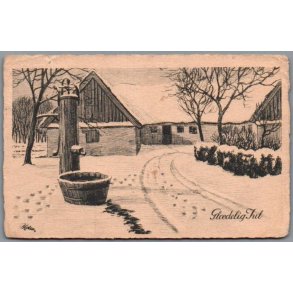 Holm, Peter  - Gl�delig Jul - Postkort  - Brugt