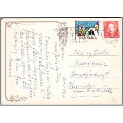 Julemrke 1990 p Postkort